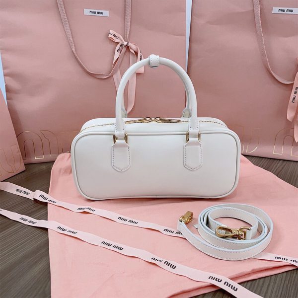 MIUMIU Large Arcadie Leather Bag(HIGH-END GRADE) - Image 4