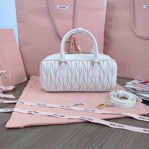 MIUMIU Large Arcadie matelasse nappa Bag(HIGH-END GRADE) - Image 4