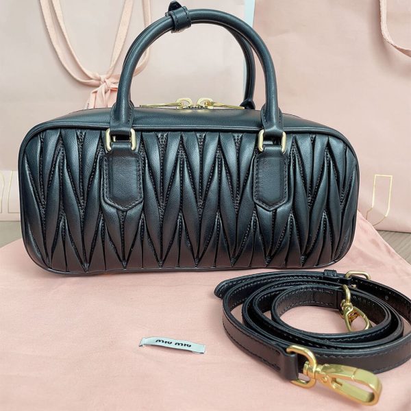 MIUMIU Large Arcadie matelasse nappa Bag(HIGH-END GRADE) - Image 4
