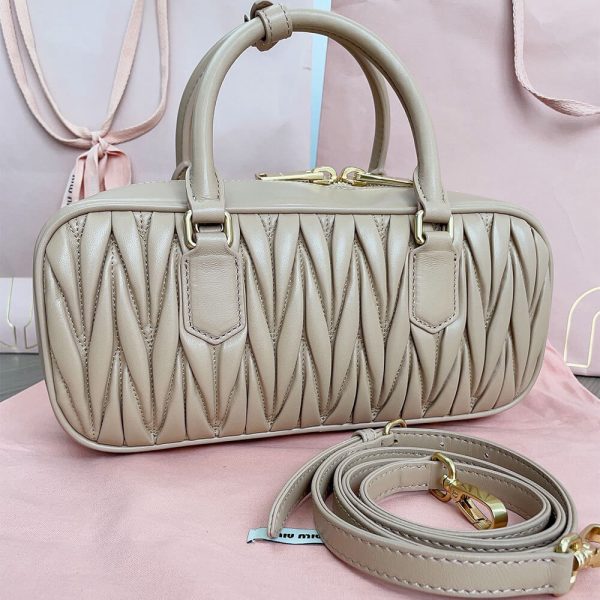 MIUMIU Large Arcadie matelasse nappa Bag(HIGH-END GRADE) - Image 4