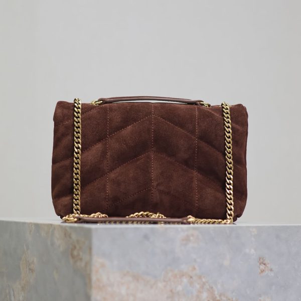 YSL Toy Puffer in suede - Image 4