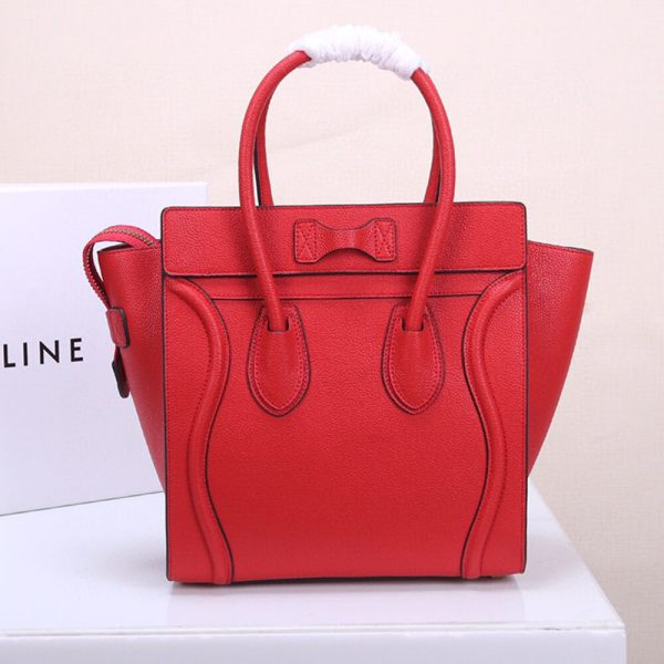 CELINE MICRO LUGGAGE HANDBAG IN CALFSKIN - Image 4