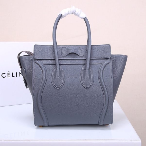 CELINE MICRO LUGGAGE HANDBAG IN CALFSKIN - Image 4