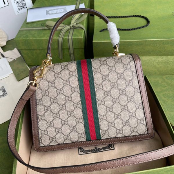 Gucci Ophidia medium top handle bag(HIGH-END GRADE) - Image 4