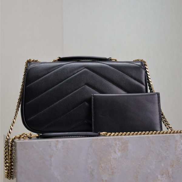 YSL LOULOU small in MATELASSE lambskin - Image 4