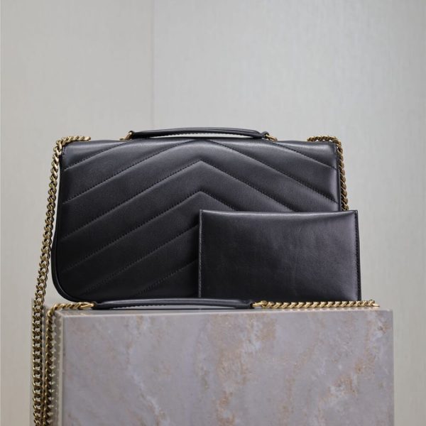 YSL LOULOU medium in MATELASSE lambskin - Image 4