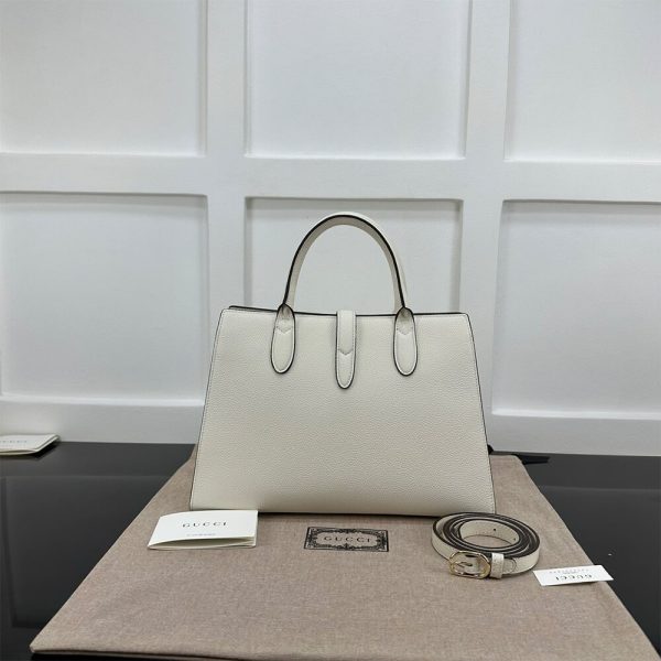 GUCCI Medium tote bag with hook closure(HIGH-END GRADE) - Image 4