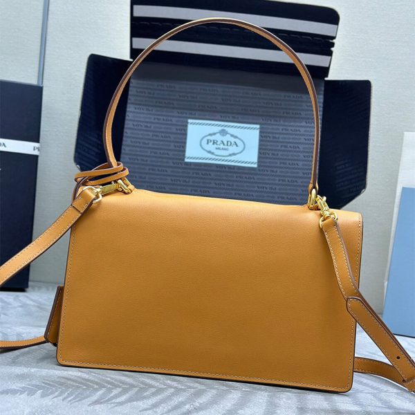 Prada Soft Sound medium leather shoulder bag(high-end grade) - Image 4