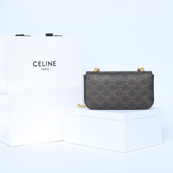 CELINE CHAIN SHOULDER BAG CLAUDE - Image 4
