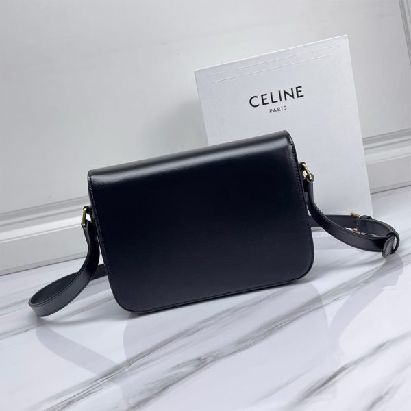CELINE CLASSIQUE TRIOMPHE BAG IN SHINY CALFSKIN(high-end grade) - Image 4