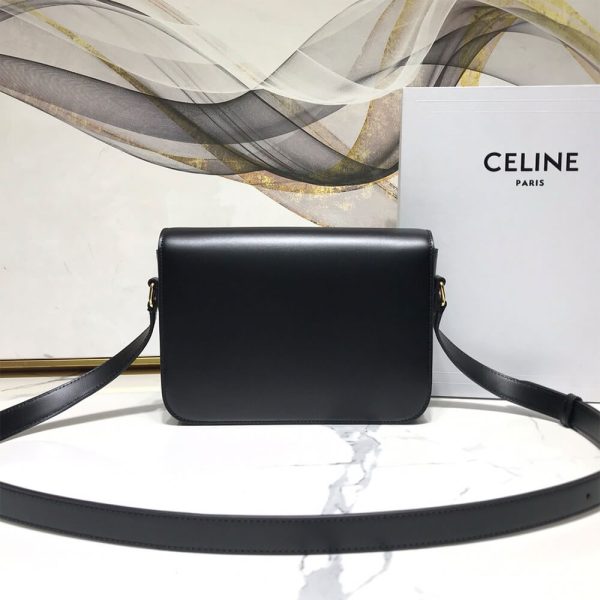 CELINE CLASSIQUE TRIOMPHE BAG IN SHINY CALFSKIN(HIGH-END GRADE) - Image 4
