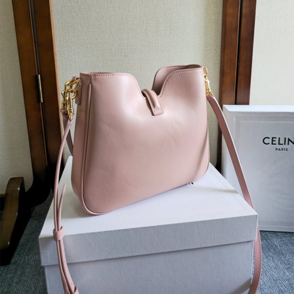 CELINE SMALL CAMILLE 16 SOFT BAG IN SMOOTH CALFSKIN(HIGH-END GRADE) - Image 4