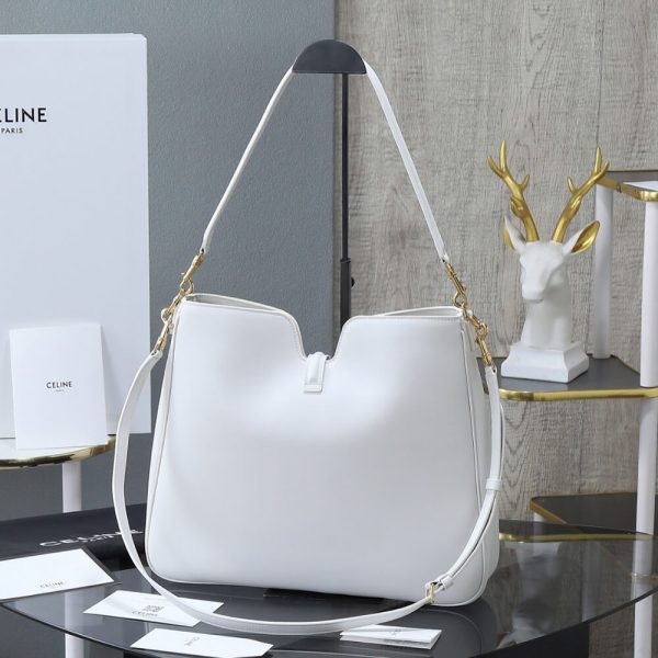 CELINE MEDIUM CAMILLE 16 SOFT BAG IN SMOOTH CALFSKIN(HIGH-END GRADE) - Image 4