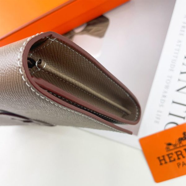 HERMES New H Passant Toutenmain wallet(HIGH-END GRADE) - Image 4