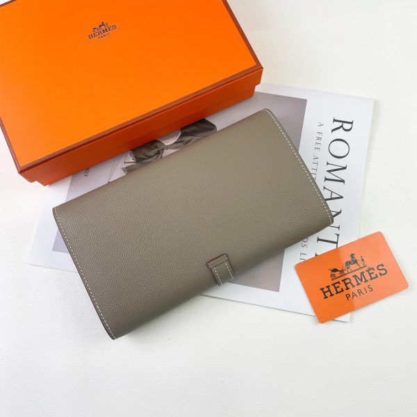 HERMES New H Passant Toutenmain wallet(HIGH-END GRADE) - Image 4