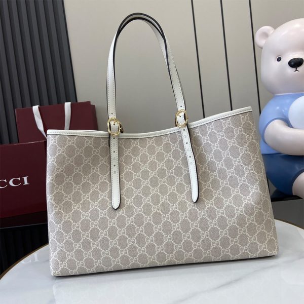 GG Emblem large tote bag - Image 4
