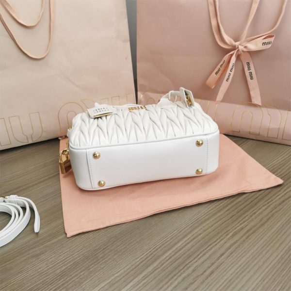 Matelasse nappa leather top-handle bag - Image 5