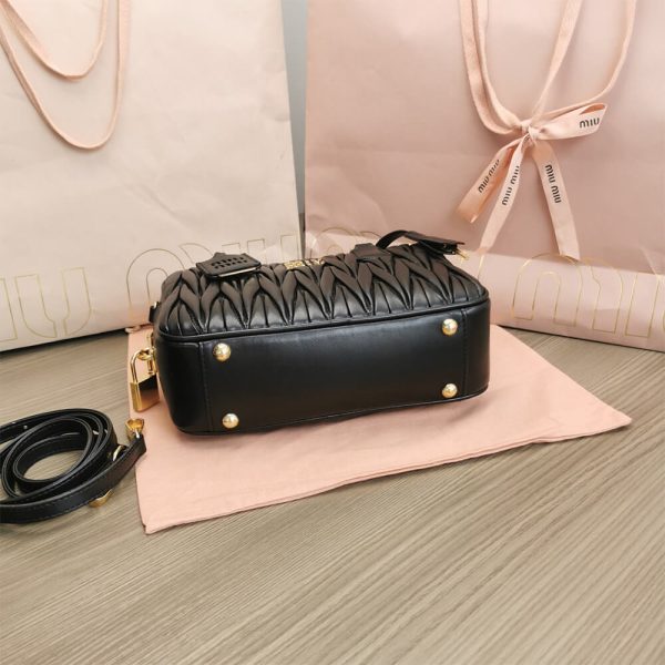 Matelasse nappa leather top-handle bag - Image 5