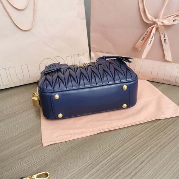 Matelasse nappa leather top-handle bag - Image 5
