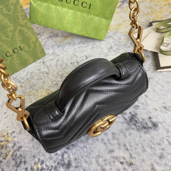 GG Marmont mini top handle bag - Image 5