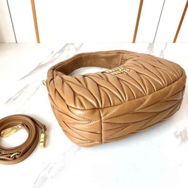 Small Wander matelasse nappa leather hobo bag(HIGH-END GRADE) - Image 5
