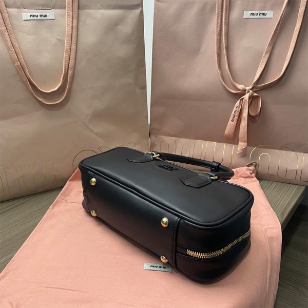 MIUMIU Large Arcadie Leather Bag(HIGH-END GRADE) - Image 5