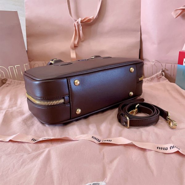 MIUMIU Large Arcadie Leather Bag(HIGH-END GRADE) - Image 5
