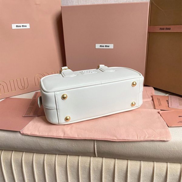 MIUMIU Medium Arcadie Leather Bag(HIGH-END GRADE) - Image 5