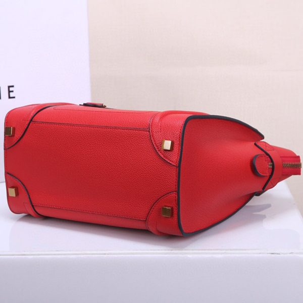 CELINE MICRO LUGGAGE HANDBAG IN CALFSKIN - Image 5