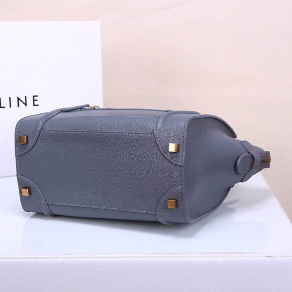 CELINE MICRO LUGGAGE HANDBAG IN CALFSKIN - Image 5
