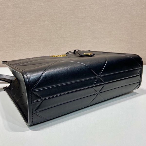 Prada Small leather Prada Symbole bag with topstitching - Image 5
