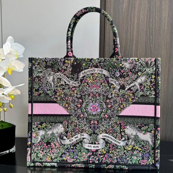 Large Dior Book Tote - Image 5