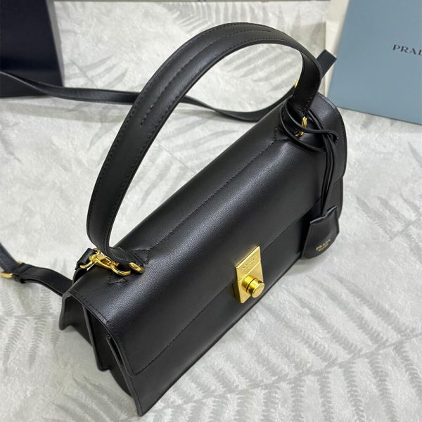 Prada Soft Sound medium leather shoulder bag(high-end grade) - Image 5
