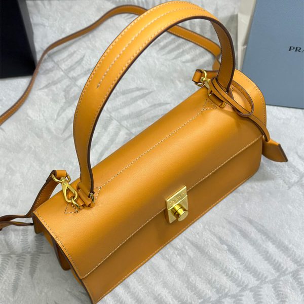 Prada Soft Sound medium leather shoulder bag(high-end grade) - Image 5