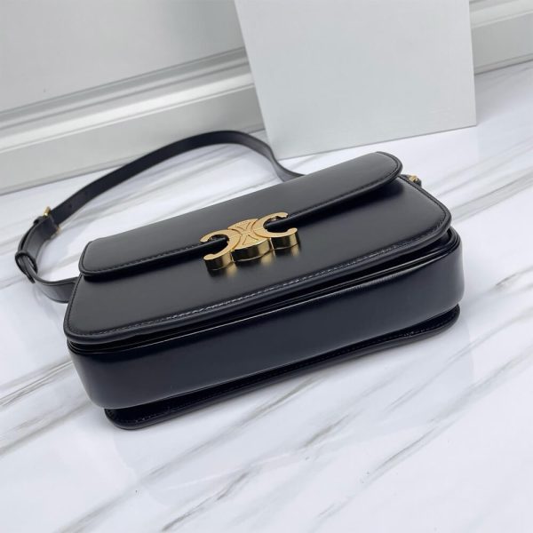 CELINE CLASSIQUE TRIOMPHE BAG IN SHINY CALFSKIN(high-end grade) - Image 5
