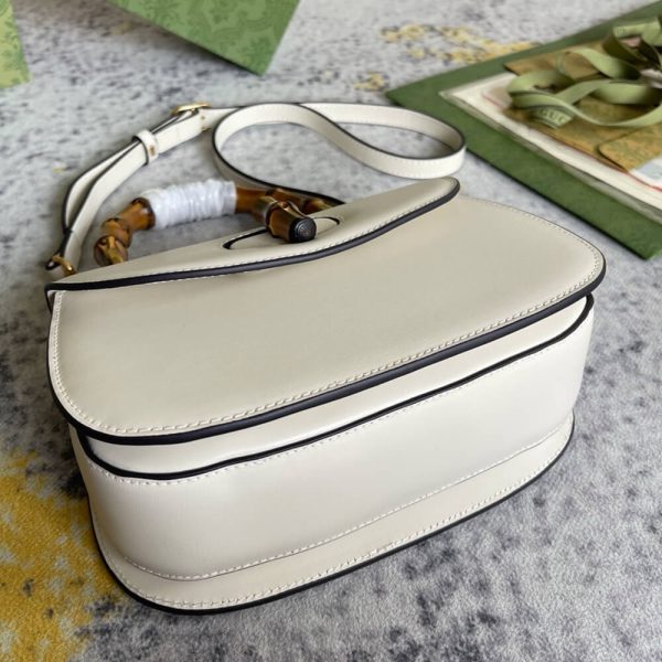 GUCCI BAMBOO 1947 JUMBO GG SMALL TOP HANDLE BAG - Image 5