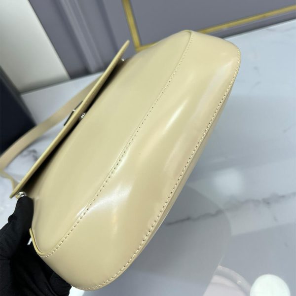 Small Prada Cleo brushed leather shoulder bag with flap - Image 5