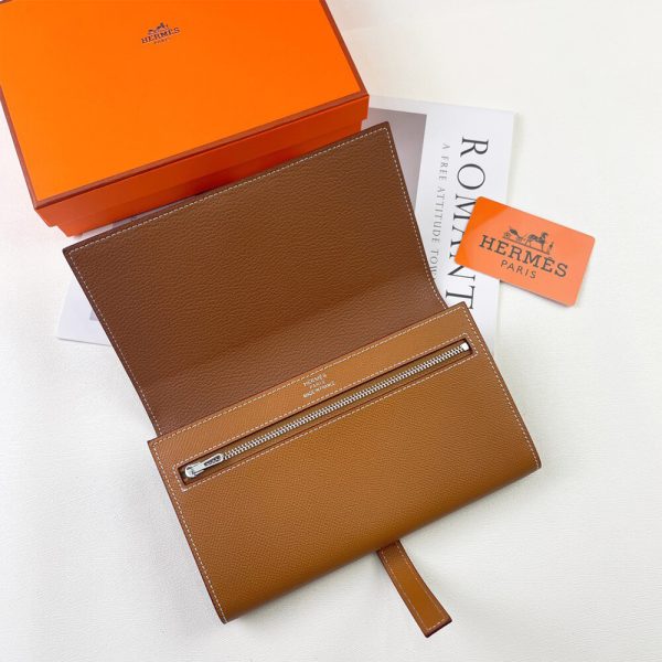 HERMES New H Passant Toutenmain wallet(HIGH-END GRADE) - Image 5