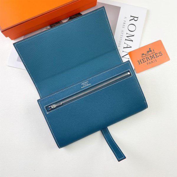 HERMES New H Passant Toutenmain wallet(HIGH-END GRADE) - Image 5