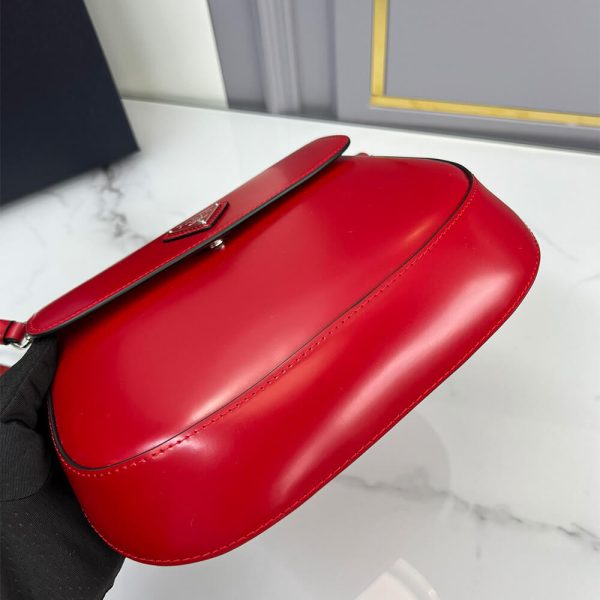 Small Prada Cleo brushed leather shoulder bag with flap - Image 5
