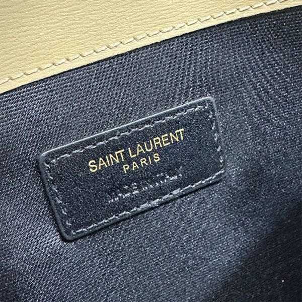 YSL uptown pouch in canvas and leather - Image 5