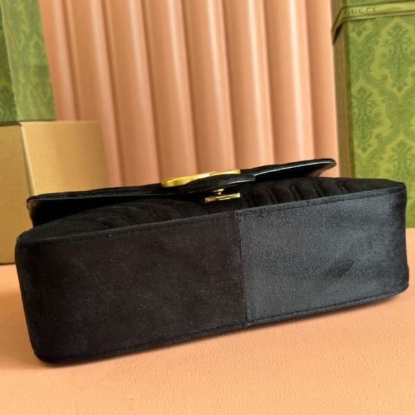 GG Velvet Small Marmont shoulder bag - Image 5