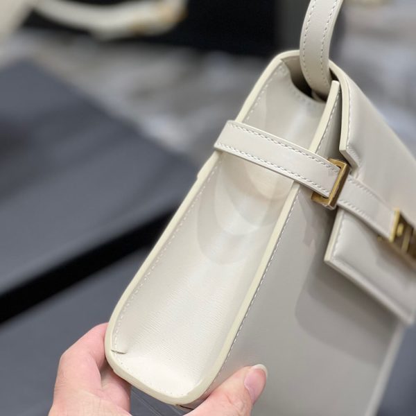 MANHATTAN SMALL SHOULDER BAG IN BOX SAINT LAURENT LEATHER - Image 6