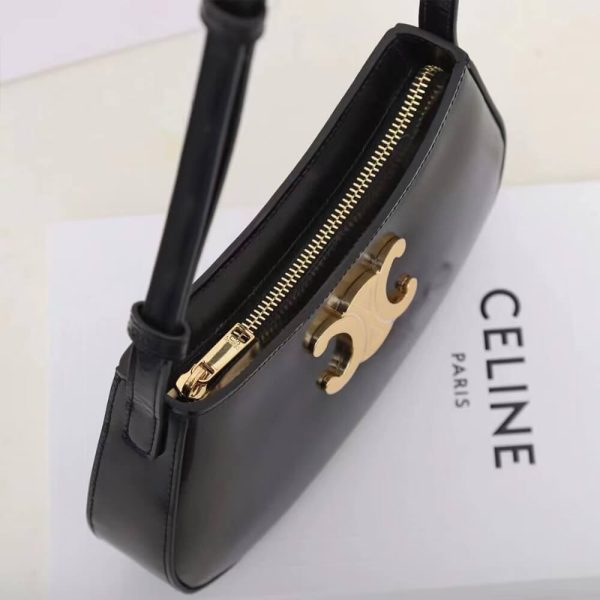 CELINE MEDIUM TILLY BAG in shiny calfskin - Image 6