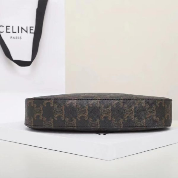 CELINE MEDIUM TILLY BAG in Triomphe canvas and calfskin - Image 6