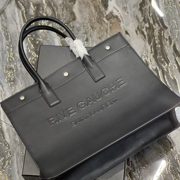 RIVE GAUCHE SMALL TOTE BAG IN SMOOTH LEATHER - Image 6