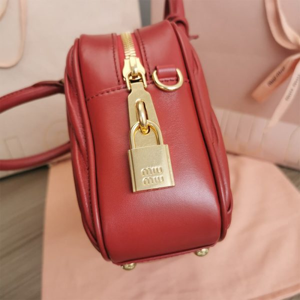 Matelasse nappa leather top-handle bag - Image 6