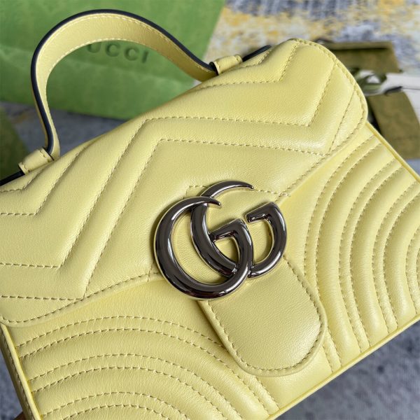 GG Marmont mini top handle bag - Image 6