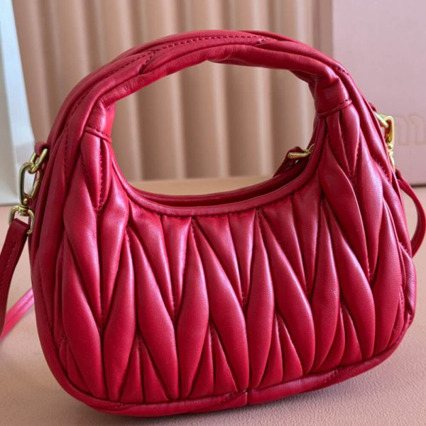 Mini Wander matelasse nappa leather hobo bag(high-end grade) - Image 6