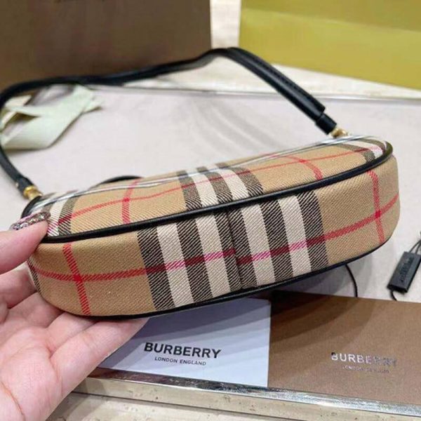 Olympia Pouch checked shoulder bag - Image 6